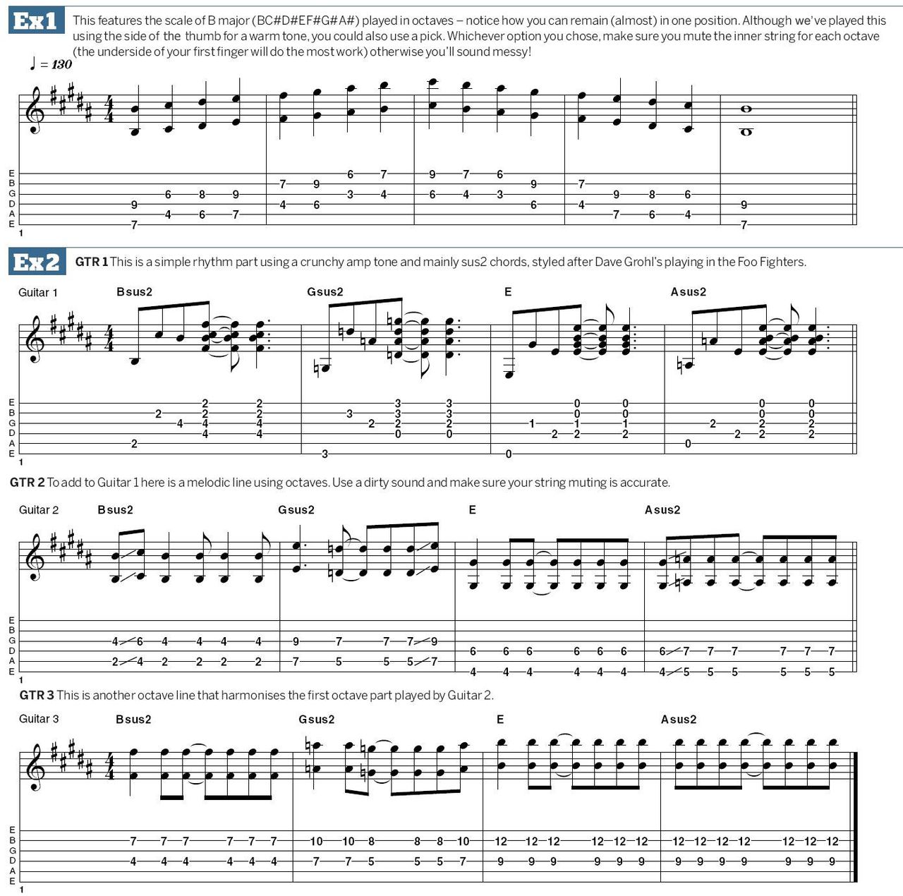 Tab: Octaves