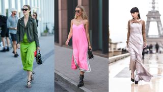 90s fashion trends: slip dresses