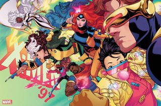 X-Men '97 #1 variant cover art by Russell Dauterman