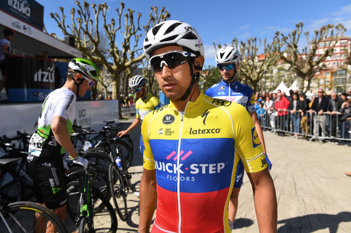 QuickStep-Floors' Jhonatan Narvaez at sign on