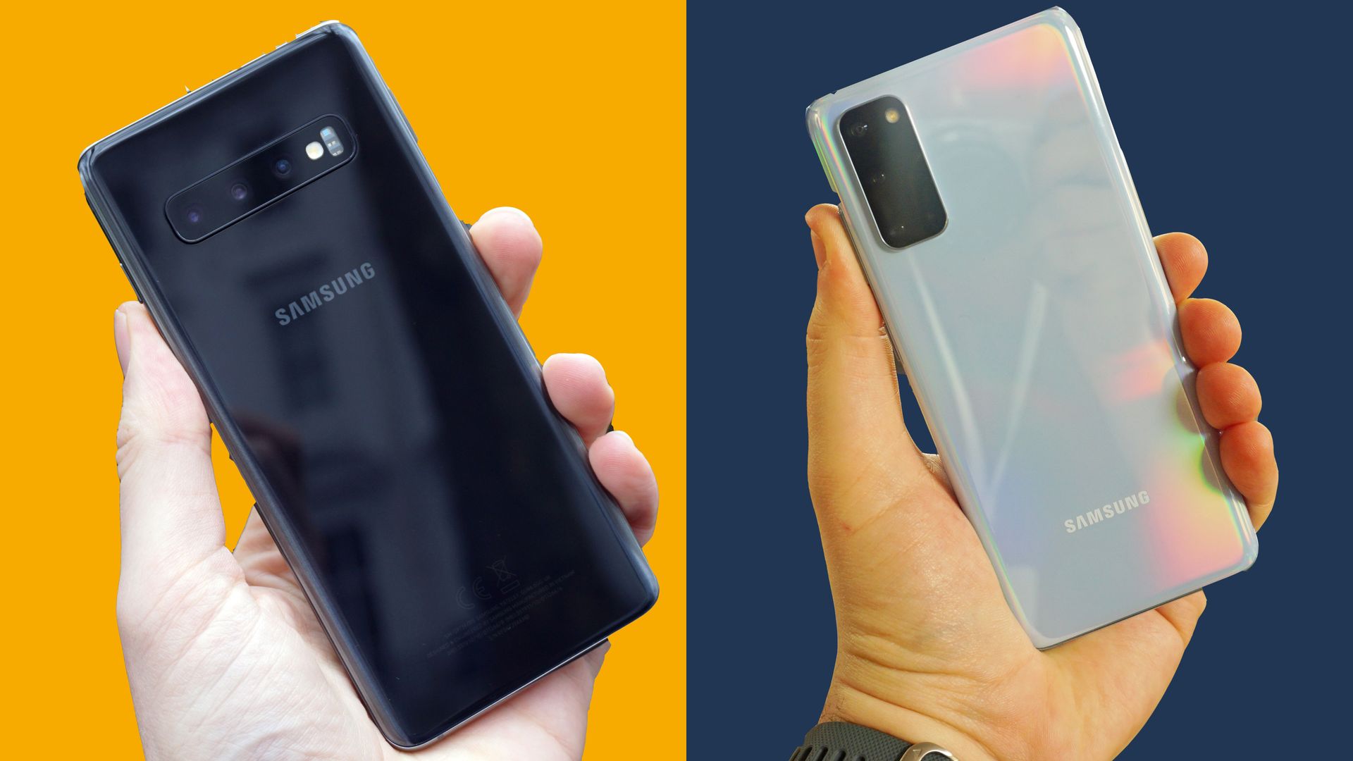 Samsung Galaxy S20 vs Galaxy S10 comparing Samsung’s new and old