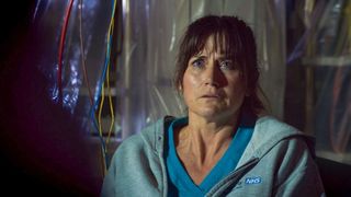 Dawn Steele plays Ange in Holby