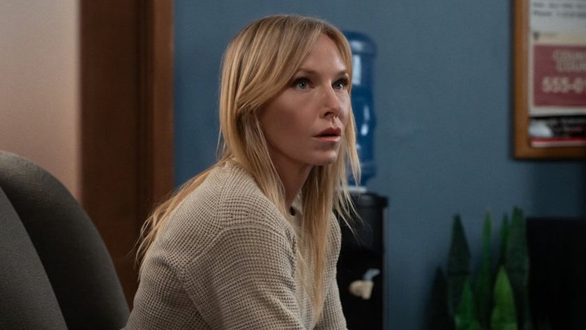 Rollins looking nervous after being attacked in Law &amp; Order: SVU Season 27x11