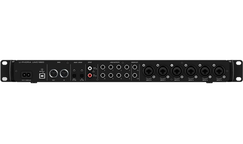 Behringer U-Phoria UMC1820 (rear)