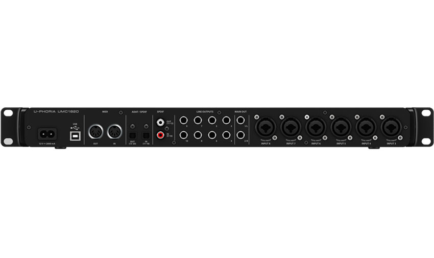 Behringer U-Phoria UMC1820 (rear)