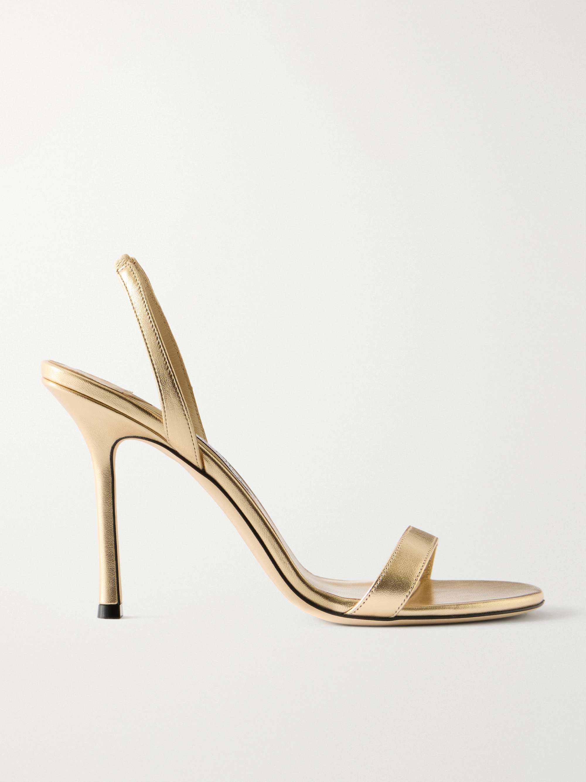 Jenn 100 Metallic Leather Sandals
