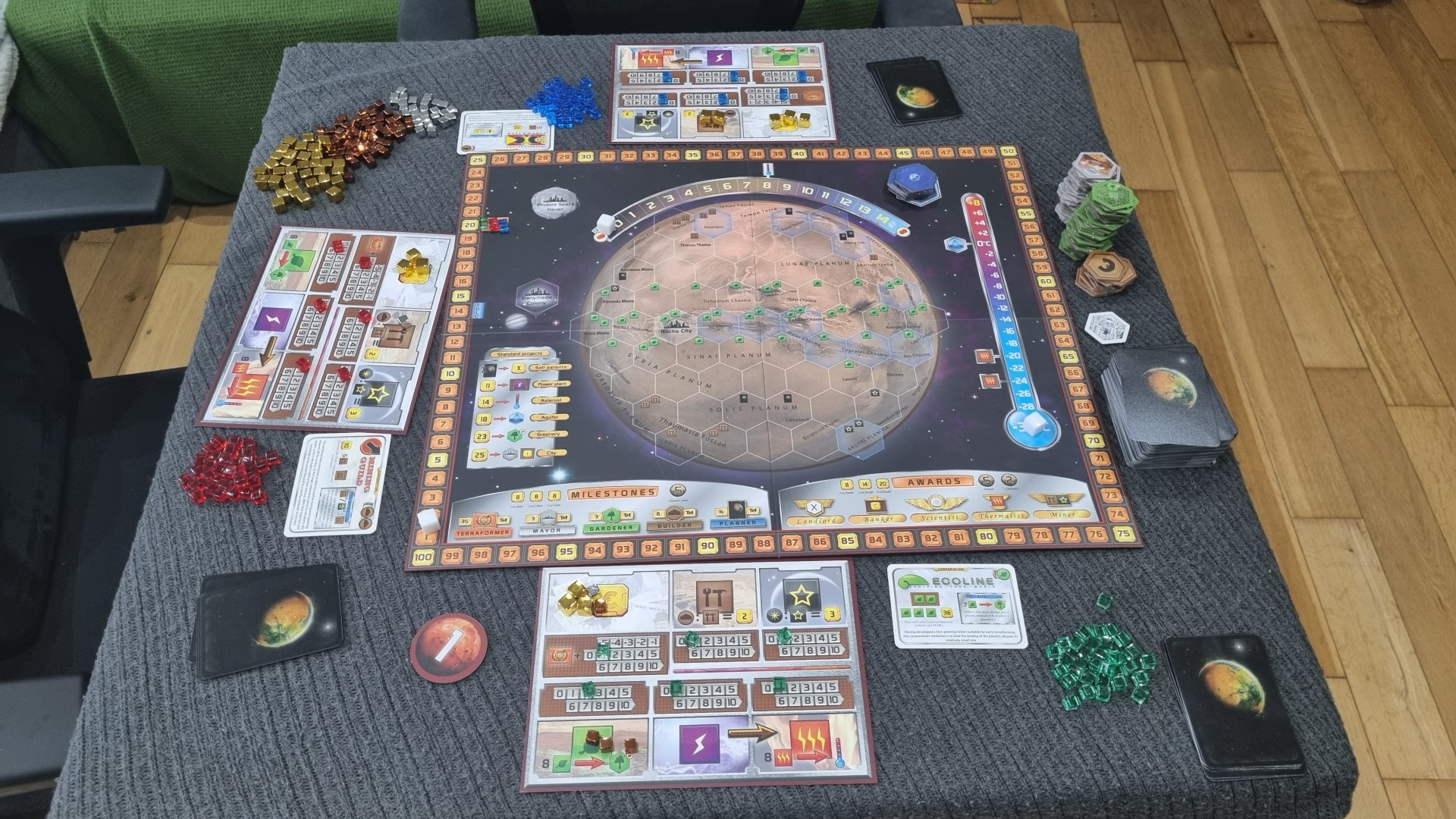 Terraforming Mars _Start of game front view