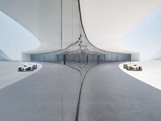 Daniel Simon's Robocar at Oscar Niemeyer's Cultural Centre in Spain