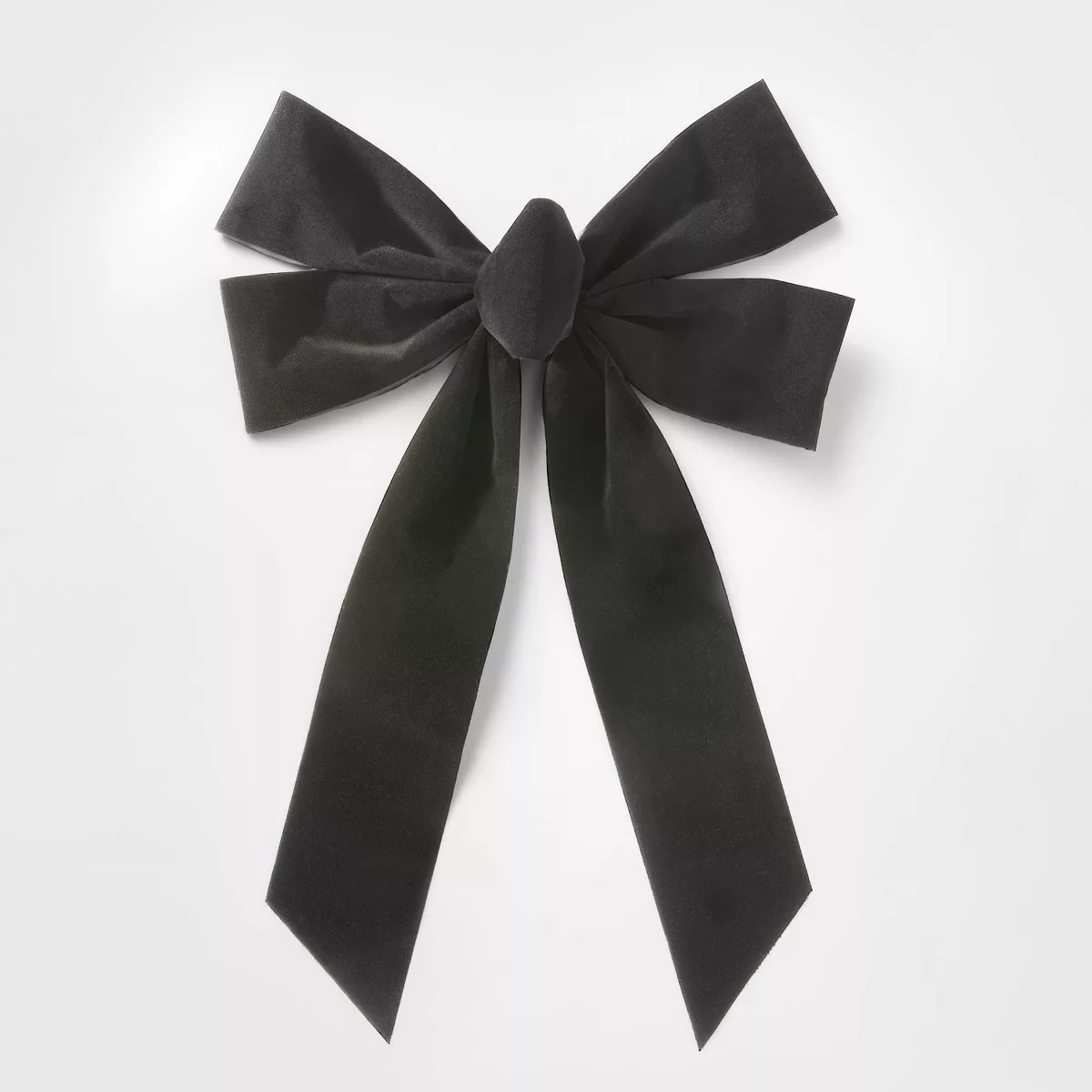 11u0026#34; Velvet Christmas Bow Black - Wondershopu0026#8482;: Decorative Accessory