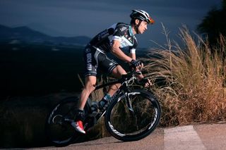 Zdenek Stybar comes onto the road, after a good Cyclocross season