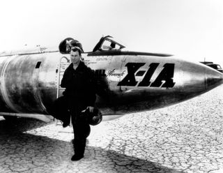 Chuck Yeager and the Bell X-1.