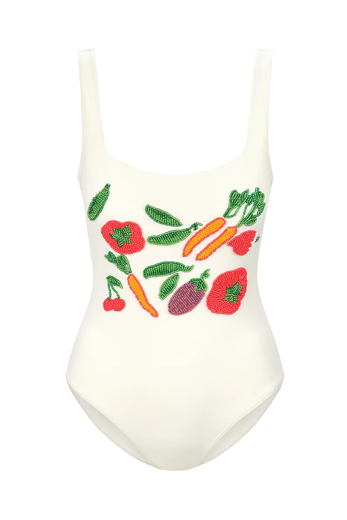 Lea Beaded One Piece Swimsuit Staud