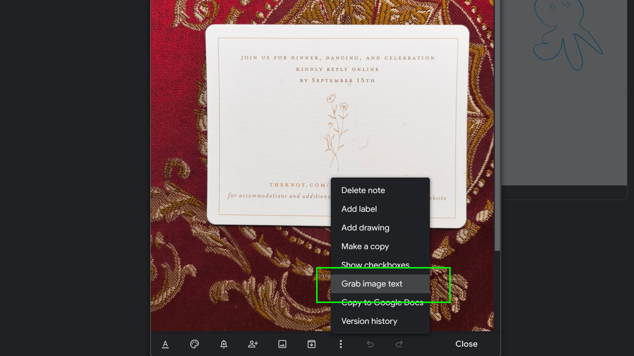 google keep in action