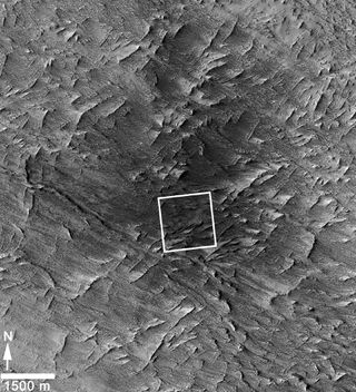 NASA Mars Weathercam Helps Find Big New Crater