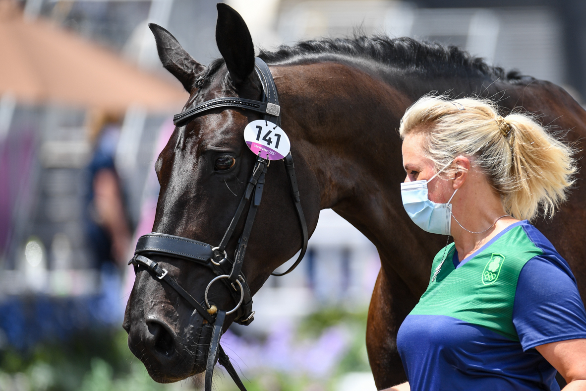 Tokyo Olympics dressage trot-up pictures