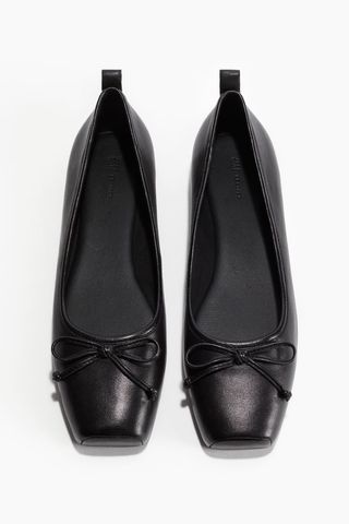 Leather Ballet Pumps