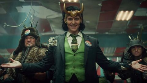Tom Hiddleston in Loki for Disney+