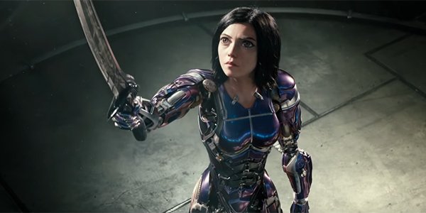 Alita calling her shot in Alita: Battle Angel