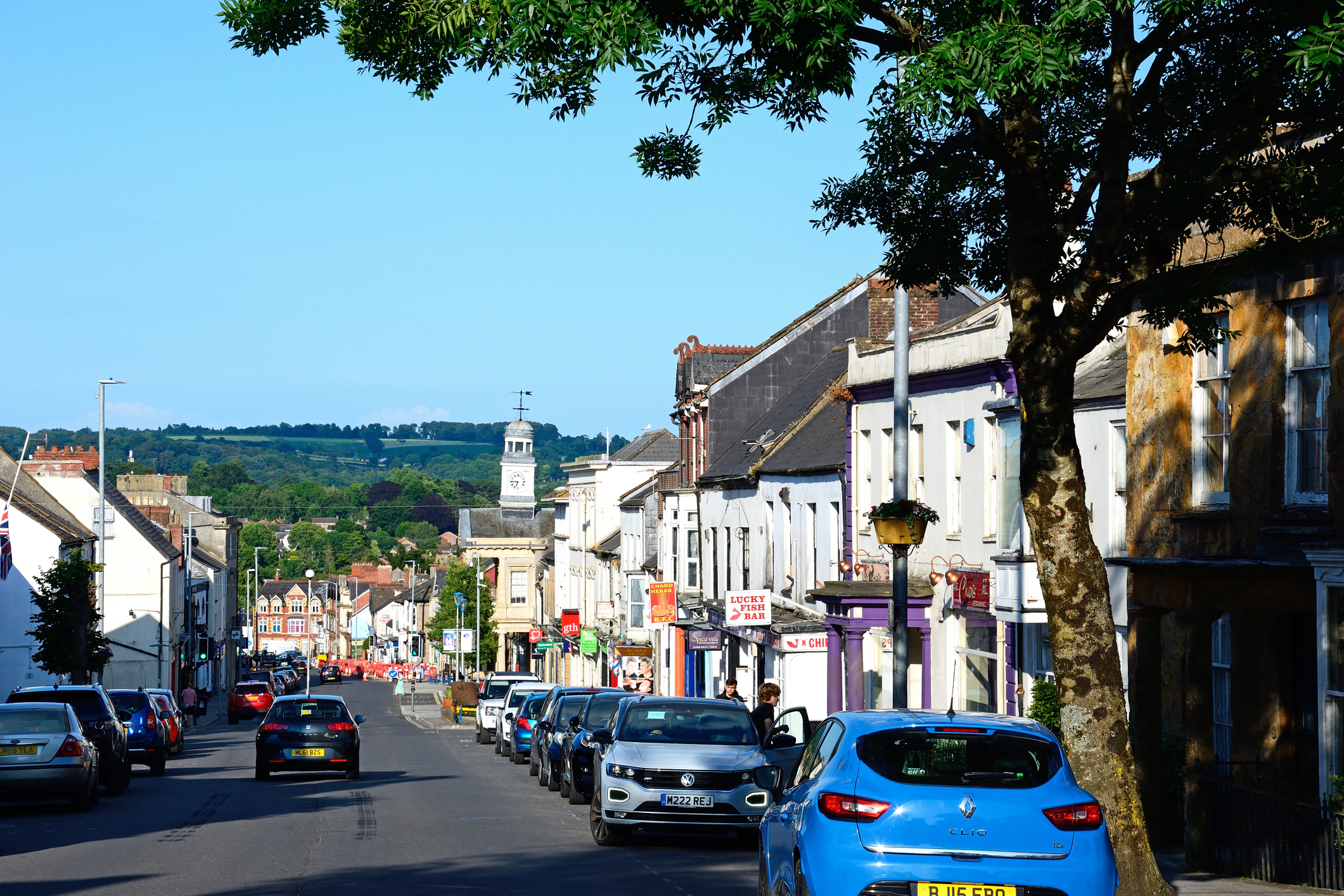 Fore Street in Chard, Somerset.