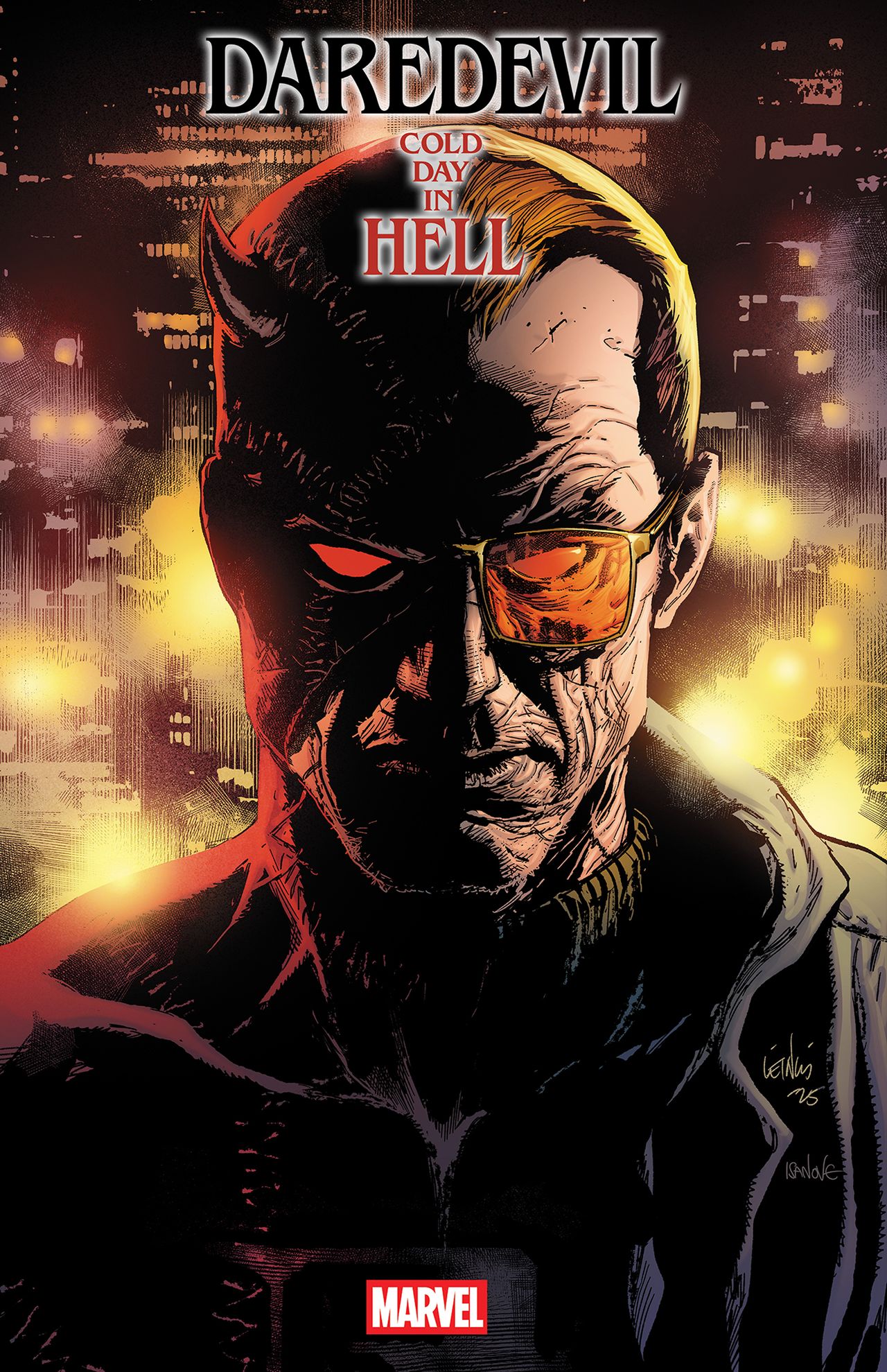 Leinil Franci Yu's variant cover for Daredevil: Cold Day in Hell #1.