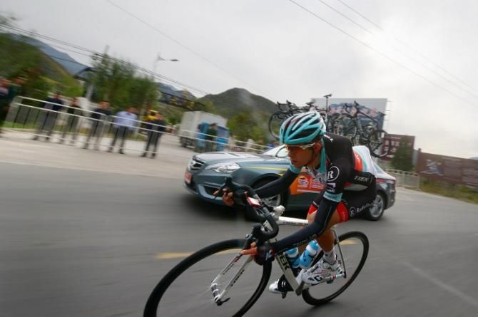 On the attack at the Tour of Beijing