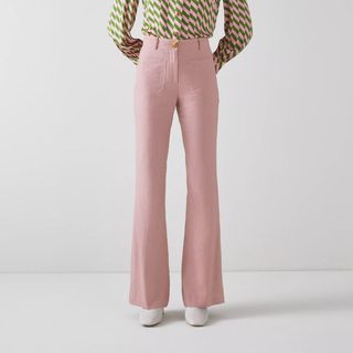 LK Bennett Avery Pink Trousers