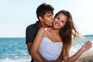 Young Couple on the Beach