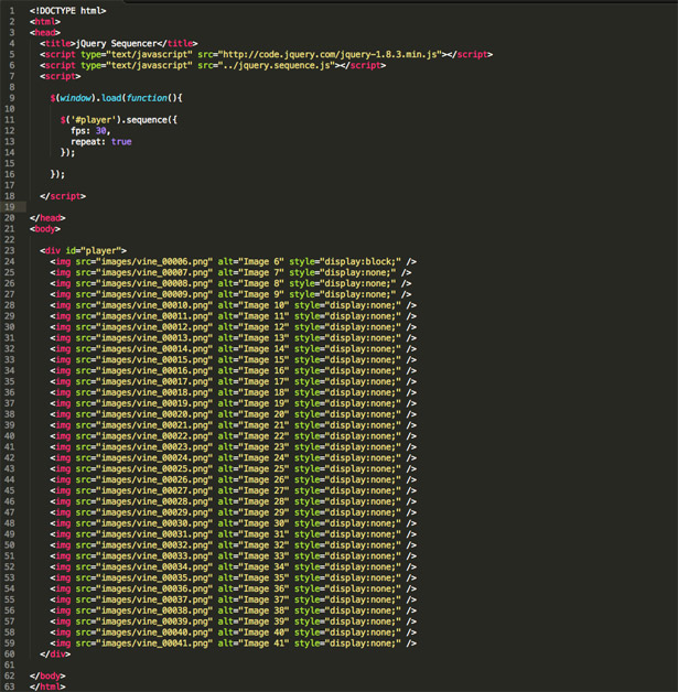 Animation is just a matter of arrays and timings...
