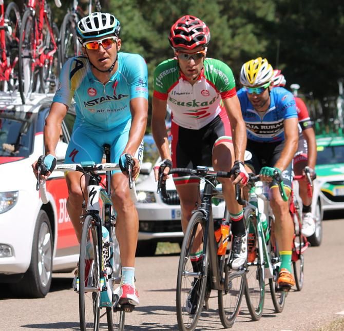 Andrei Zeits (Astana) was very active today