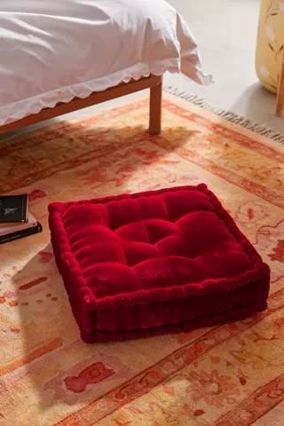 Ruthie Velvet Floor Pillow