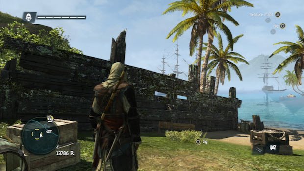 Black Flag Buried Treasure No. 9 location