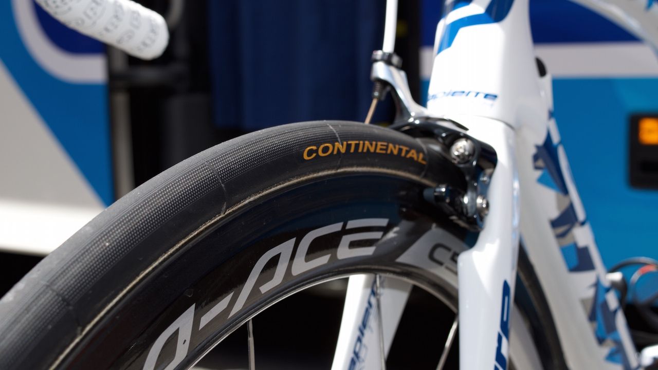 Dura-Ace C50 wheels and Continental rubber