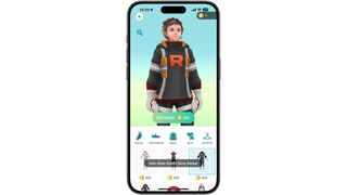 Pokemon Go wearing Team Rocket Costume