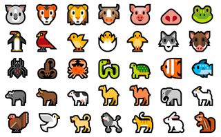 Microsoft 10 emojis
