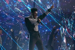 Lil Nas X performs onstage during the 64th Annual Grammy Awards
