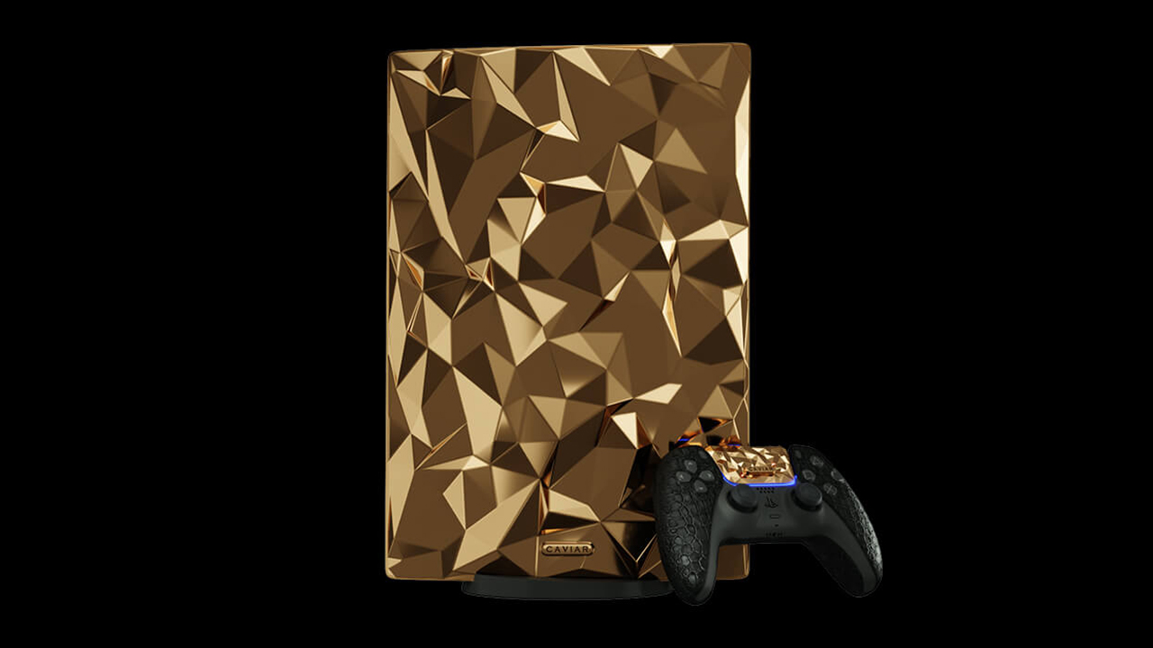 This hideous gold-plated PS5 will cost you more than $10,000