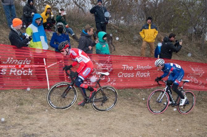 Owen and Powers were able to ride the very steep Mt. Krimpet