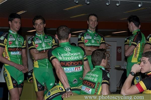 Landbouwkrediet-Euphony team members at the squad's presentation.