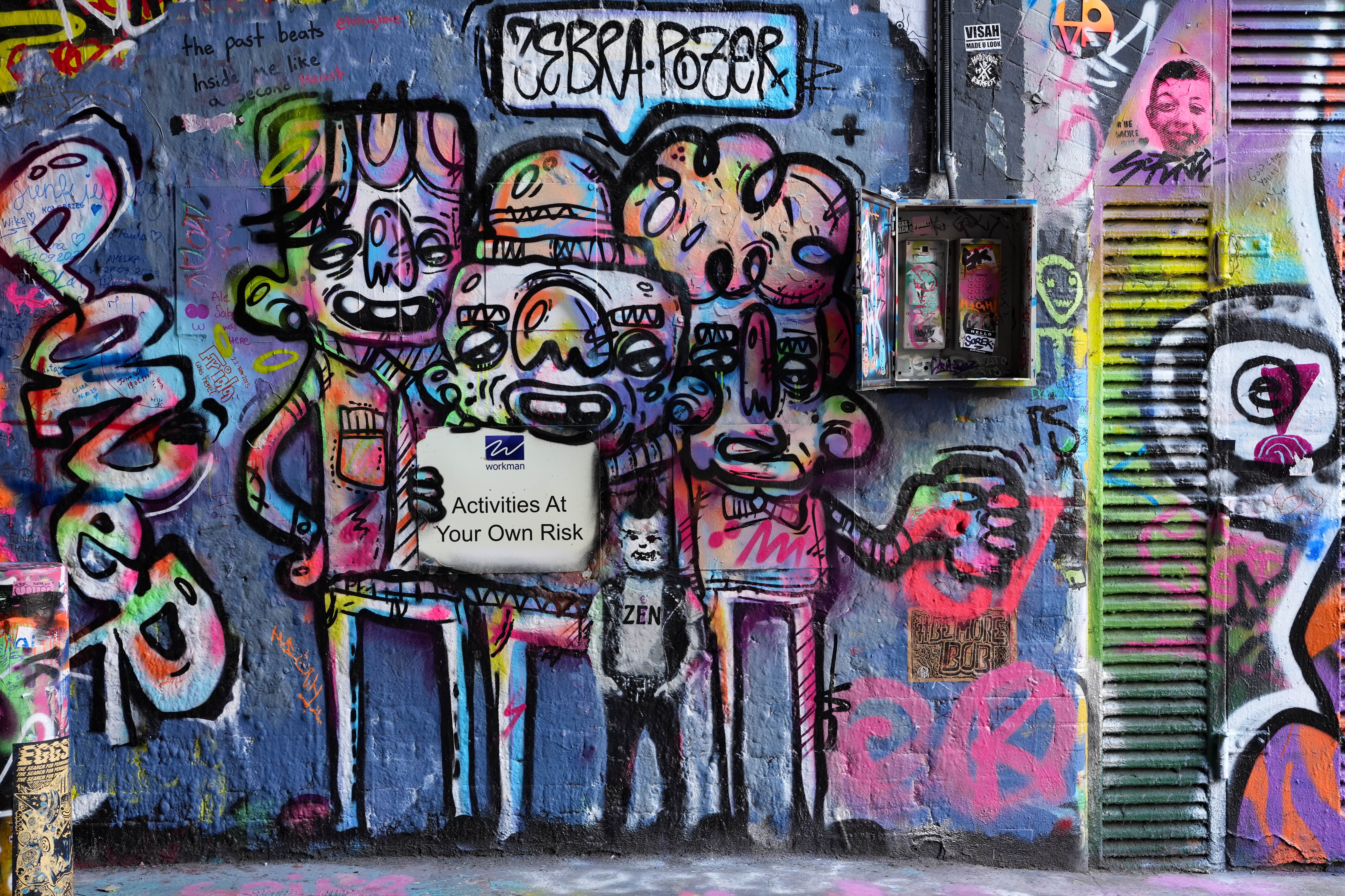 Graffiti in the Leake Street Arches in London