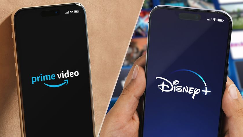 Prime Video app on a phone; Disney Plus app on a phone