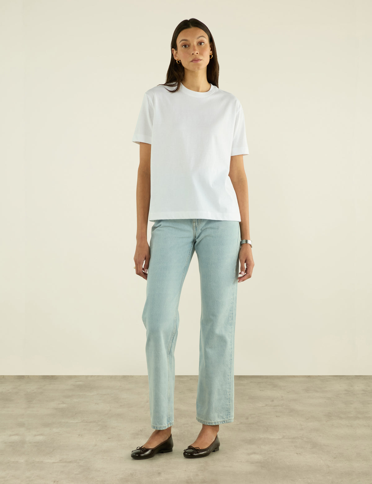 Soho T-Shirt: Cotton Jersey, White