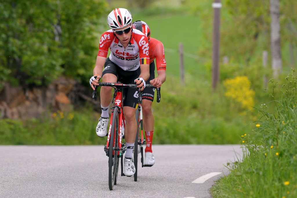Bjorg Lambrecht during stage 6 of the Tour of Norway 2019