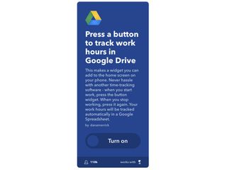 Track your work hours in Google Drive