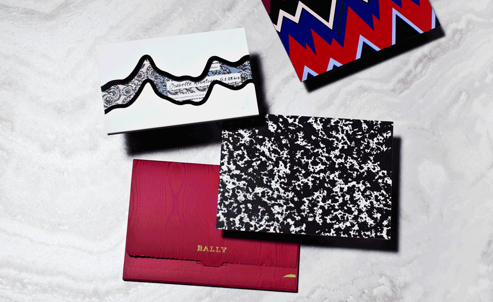 Versace patterned invitations