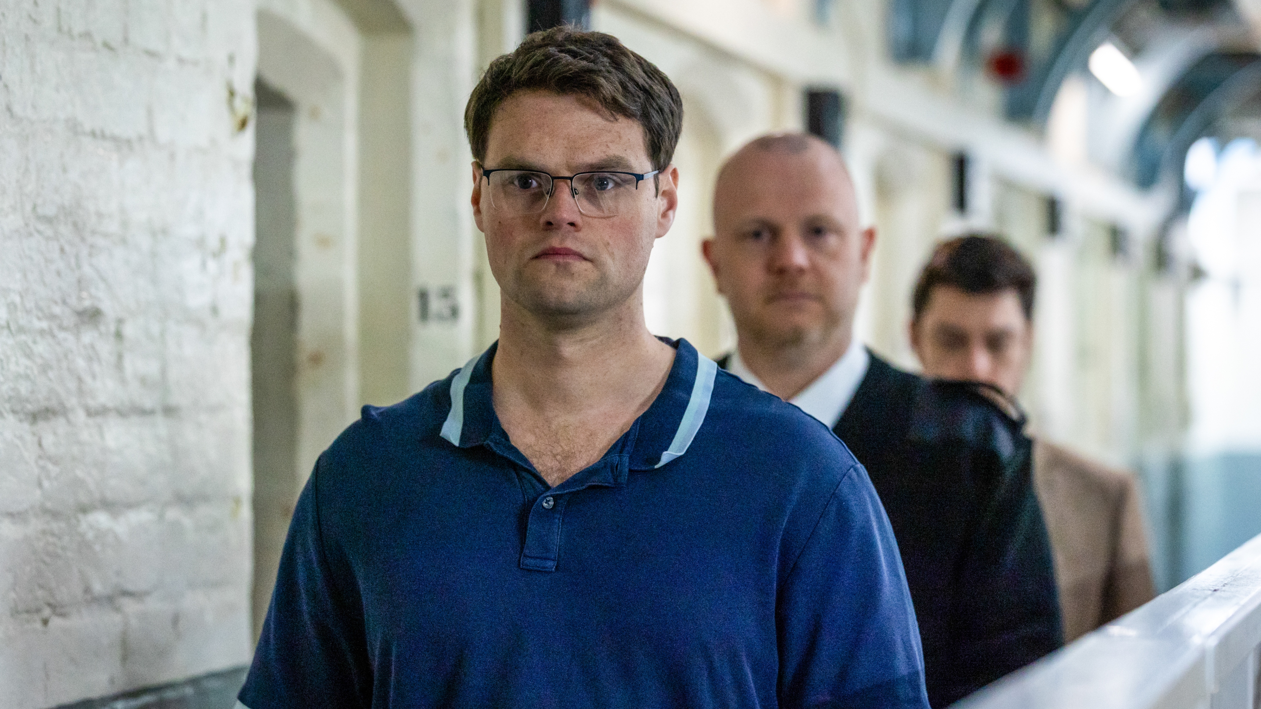 Bobby Schofield plays Joe as he is released from prison in Unforgivable
