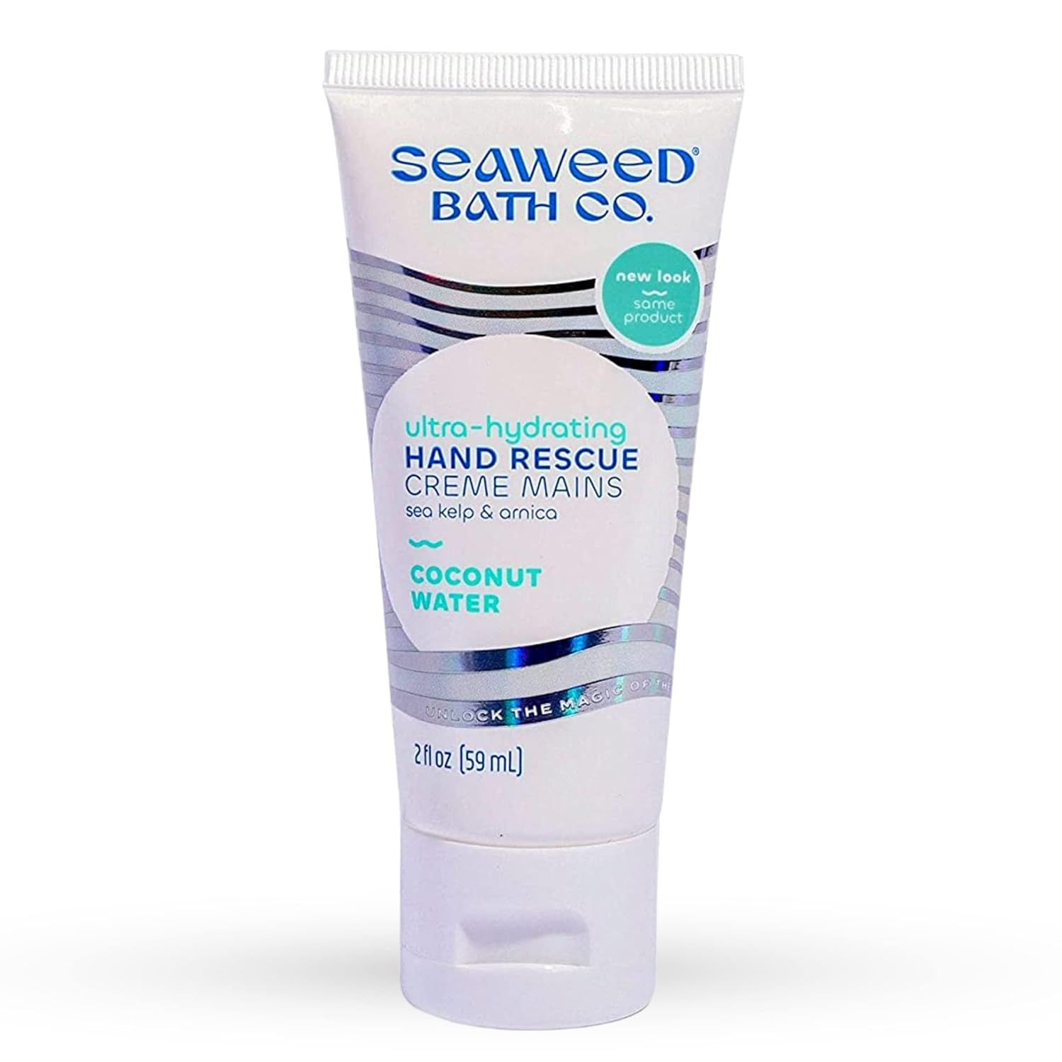 Seaweed Bath Co. Ultra-Hydrating Hand Rescue Hand Cream, Coconut Water Scent, 2 Ounce, Sustainably Harvested Seaweed, Sea Kelp, Arnica