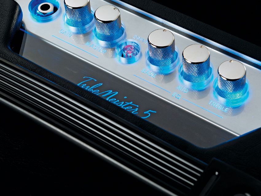 The tiny TM5 combo should stand up to small-room gigs without any problems.
