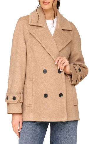 Relaxed Swing Peacoat