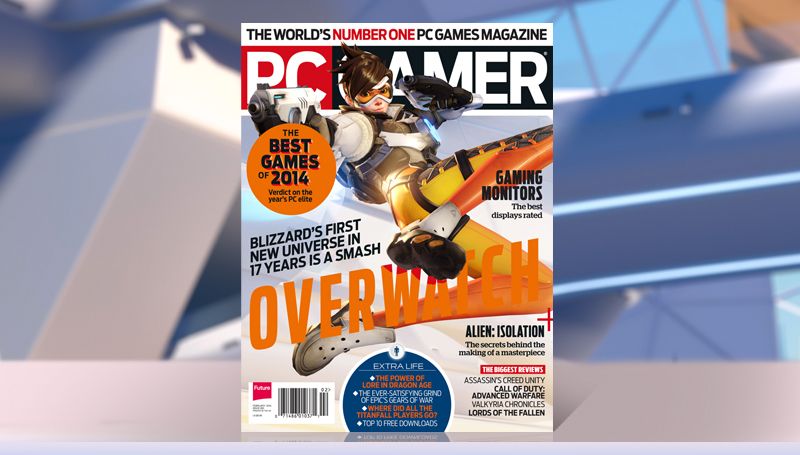 PC Gamer February 2015 Overwatch The Best Games of 2014 FREE SHIPPING CB