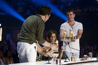 The X Factor judges have ice cream